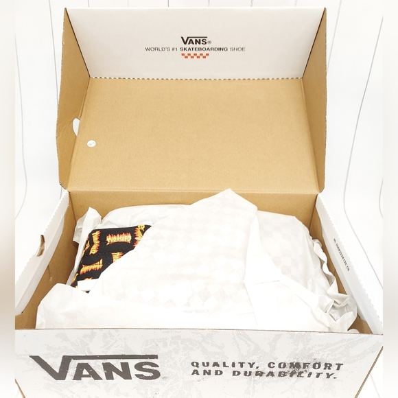 Vans Skate SK8-Hi Sneakers Thrasher Logo Black Multi VN0A5FCCBML Shoes NIB Skate - Picture 11 of 12